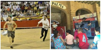 Protesta antitaurina enmig d'un desproporcionat desplegament policial