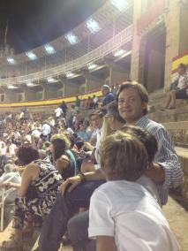 Jorge Campos a la 'corrida' amb menors d'edat.