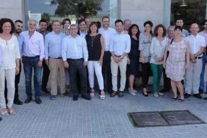 Armengol s'ha reuinit amb els batles socialistes. 