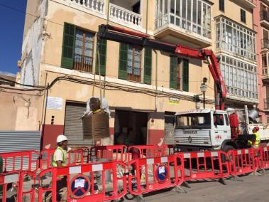 Comença la retirada dels contenidors de recollida neumàtica de Palma.