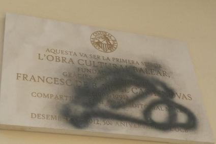 Atac contra la memòria als carrers de Palma