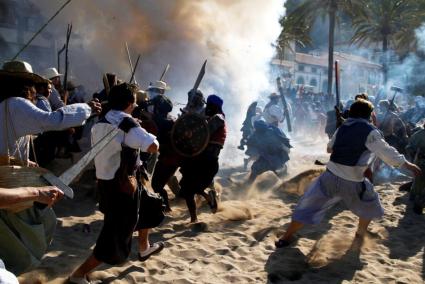 Una de les batalles celebrades al Port.