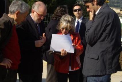Barbara Galmés visita les obres de ca les Ànimes