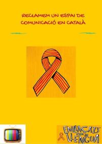 Enllaçats per la Llengua mostra el seu suport a l’escola en català.