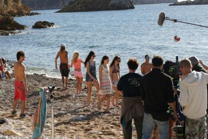 Rodatge del llargmetratge "Ibiza". Foto: CAIB