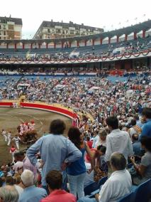 Imatge d’arxiu d’una correguda de toros.