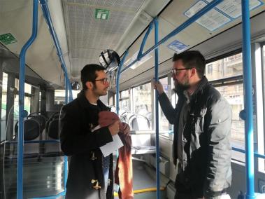 Joan Ferrer, regidor de Mobilitat, i Antoni Noguera, batle de Palma.