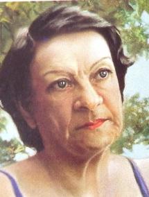 Autoretrat de Colette que està exposat al Museu de Sóller.