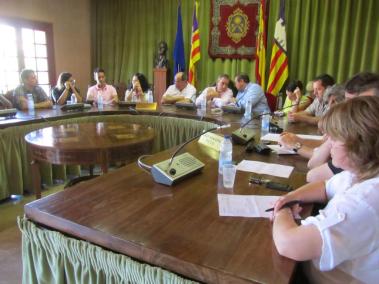 UN moment de la sessió extraordinària d'avui migdia.