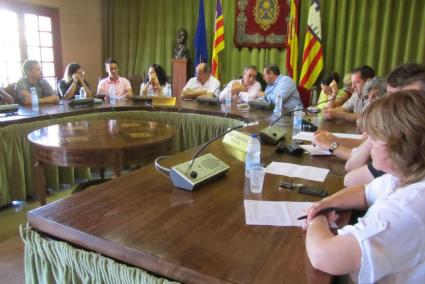 UN moment de la sessió extraordinària d'avui migdia.