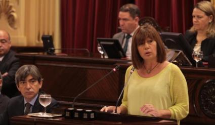 Armengol: «No s’ha d’exhibir allò que exalta la ideologia feixista»