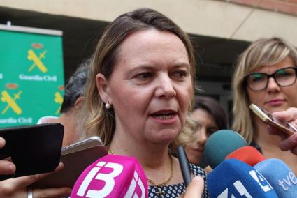 Maria Salom, en una imatge d'arxiu, en declaracions a la premsa.