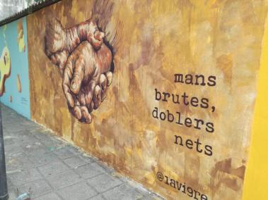 Sa Pobla s'omple de color amb el camp de treball d'art urbà.