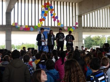L'IES Binissalem va celebrar una jornada solidària a benefici del projecte d'UNICEF. 
