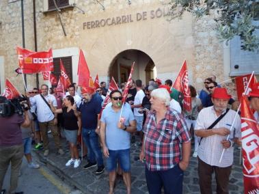 Els treballadors del Tren de Sóller demanen signar el nou conveni «sense més cessions» a l'empresa