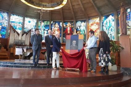 Imatge de l'homenatge a l'arquitecte Josep Ferragut celebrat aquest dissabte a Palma.