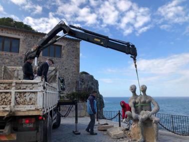 Joan Bennàssar tanca l'exposició a l'aire lliure retira la seva obra dels espais públics