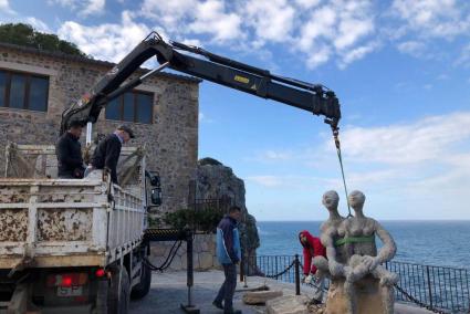 Joan Bennàssar tanca l'exposició a l'aire lliure retira la seva obra dels espais públics