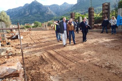 SOLLER. OBRAS. LAS OBRAS DE PROLONGACION DE LAS CALLE SANT JAUME FINALIZARAN EL PROXIMO MES