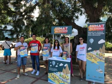 Quico Martínez, regidor de Medi Ambient, el segon per l'esquerra