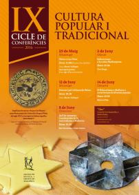 IX Cicle de Conferències de Cultura Popular 