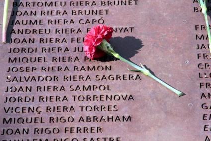 Imatge del Mur de la Memòria de Palma.