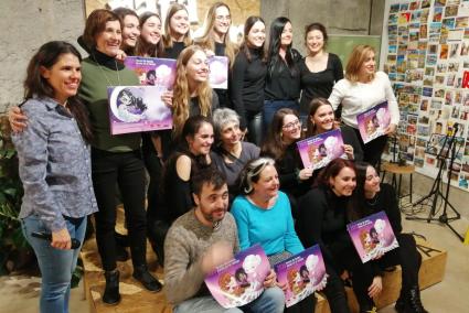 Imatge de la presentació del calendari 'Tems de dones, dones en el temps'.