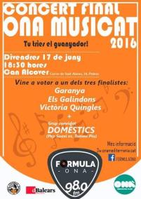 Tu decideixes el guanyador d'ONA MUSICAT