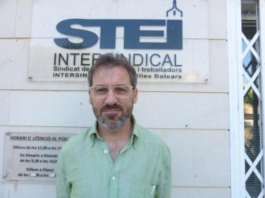 Miquel Gelabert, secretari general de l'STEI, confirma un complot contra el sindicat.