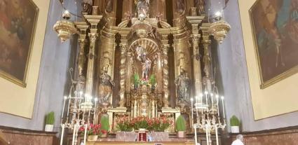 La parròquia ha acollit l'Ofici Major en honor al patró Sant Batomeu