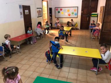 Alumnes del col·legi Sant Vicenç de Paül. Foto: Col·legi Sant Vicenç de Paül.