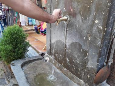 L'Ajuntament intal·la un nou grifó amb polsador a la font del carrer de sa Lluna