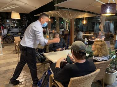 Bars i restaurants de Sóller, baix mínims per les restriccions