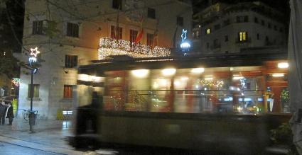 SOLLER - LUCES DE NAVIDAD EN LA PLAÇA DE LA CONSTITUCION DE SOLLER. ILUMINACION NAVIDEÑA.