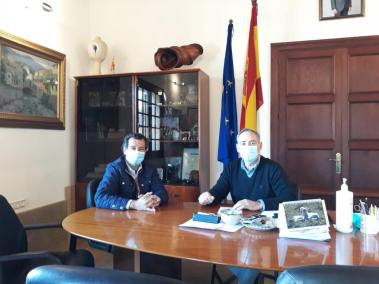El president del PP, Biel Company, visita Sóller
