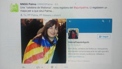 Els joves del PP donen a la 'benvinguda' a Paquier amb una piulada catalanòfoba