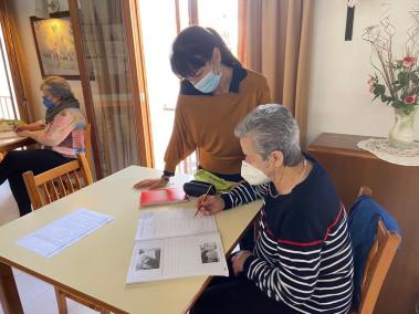 El taller de memòria reprèn la seva activitat presencial després de més d’un any