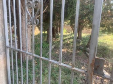 El cementiri protestant actualment està en desús.