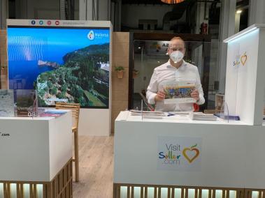 Lluís Rullan a la Fira B de Turisme de Barcelona.