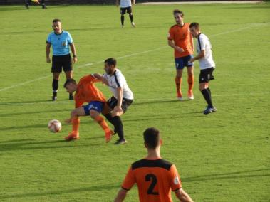 Imatge del partit (foto Pepe Vargas de Futbol Balear)