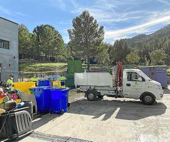 Sóller Recicla és l’encarregada de la recollida selectiva.