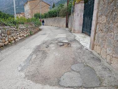 SOLLER. CALLES. L¿asfaltat de més de 20 carrers es posposa a principis de 2022.