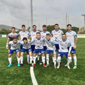 L'onze titular del Sóller avui a Eivissa. Foto: CF Sóller