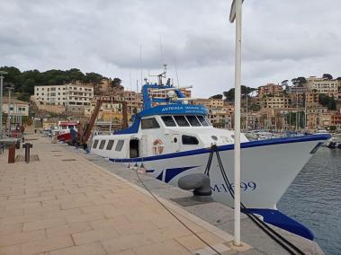 Les barques de Bou, amarrades al Port.