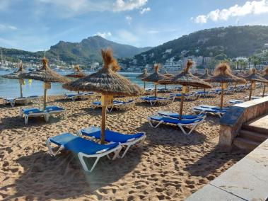 La instal·lació de gandules abraça gran part de l’arena.