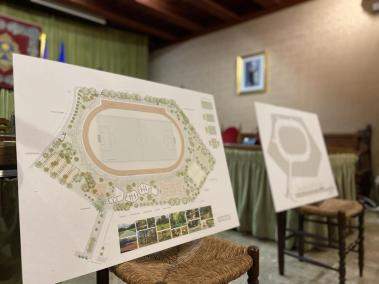 El dibuix, obert a modificacions, presentat per Simarro el passat dimarts horabaixa.