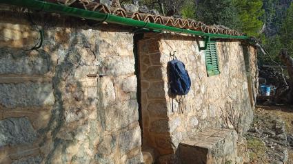 Un porxo tradicional de la Serra de Tramuntana.