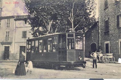 Una imatge dels primers anys del tramvia.
