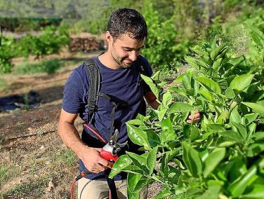 Imatge de Joan Det, pregoner de la Fira de la Taronja.
