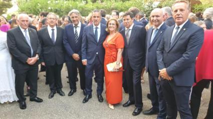 Representació sollerica al palau de Marivent amb els Reis